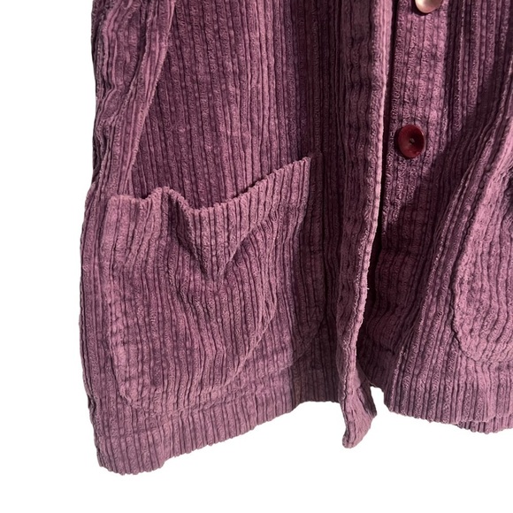 Flax Corduroy Shacket purple Lagan - Picture 5 of 11